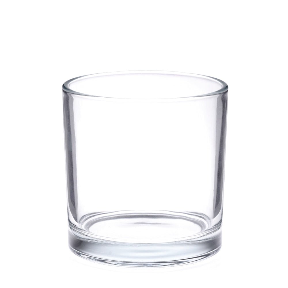 100cl Clear Deep Tub Candle Glass - Glass - Candle Glass - Coloured Bottles