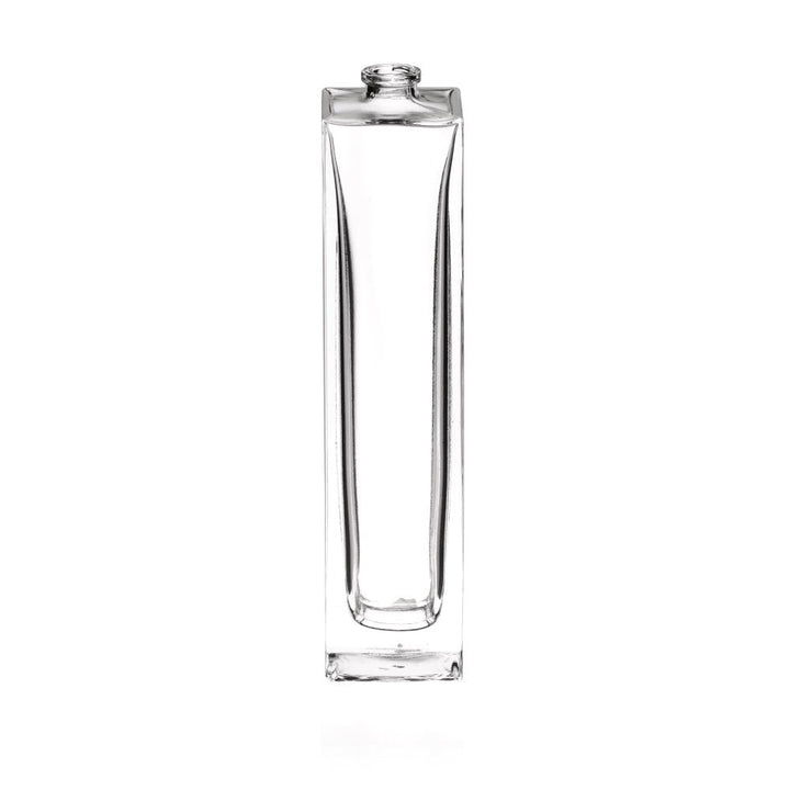 100ml Clear Glass Square Klee Bottle - Glass - Fragrance Glass - Coloured Bottles