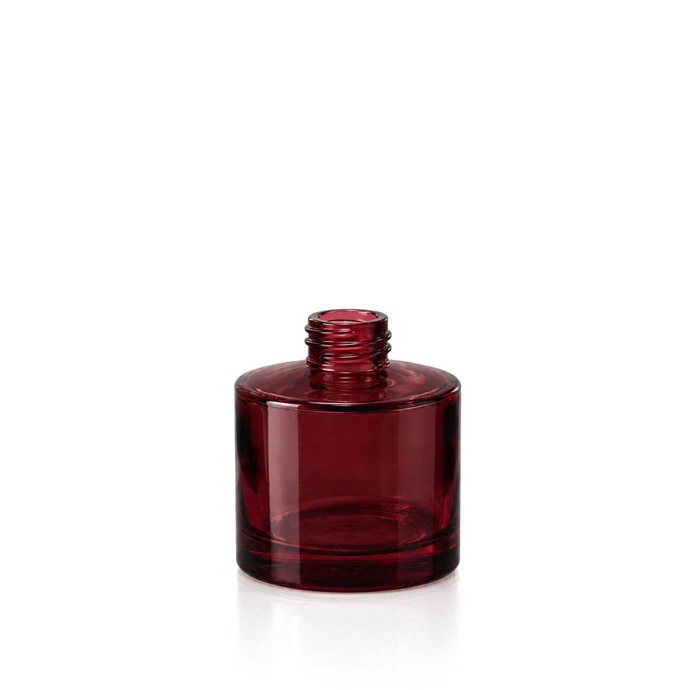 100ml Burgundy Glass Round Karen Diffuser Bottle