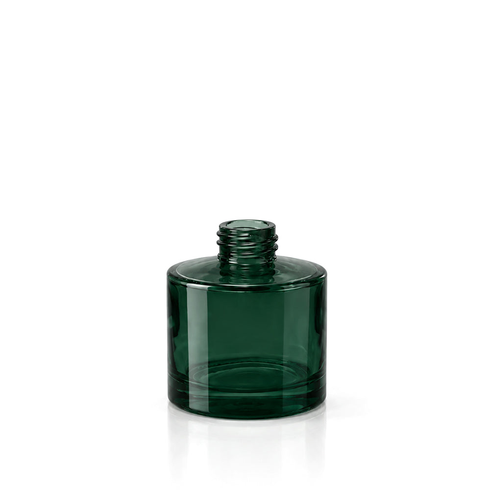 100ml Forest Green Glass Round Karen Diffuser Bottle