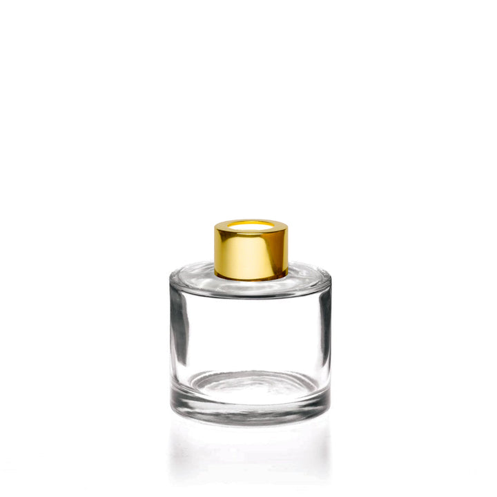 100ml Clear Glass Round Karen Diffuser Bottle - Glass - Diffuser Glass - Coloured Bottles