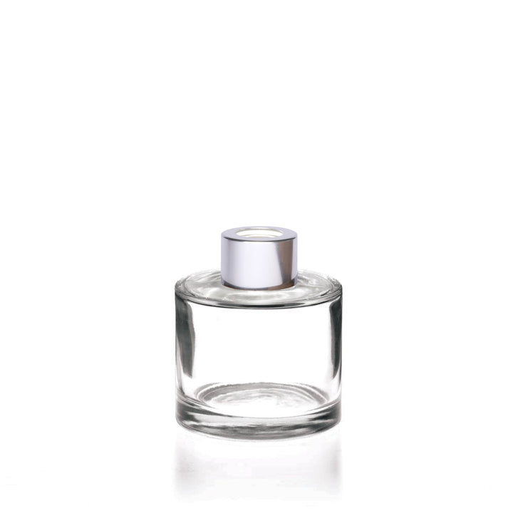 100ml Clear Glass Round Karen Diffuser Bottle - Glass - Diffuser Glass - Coloured Bottles