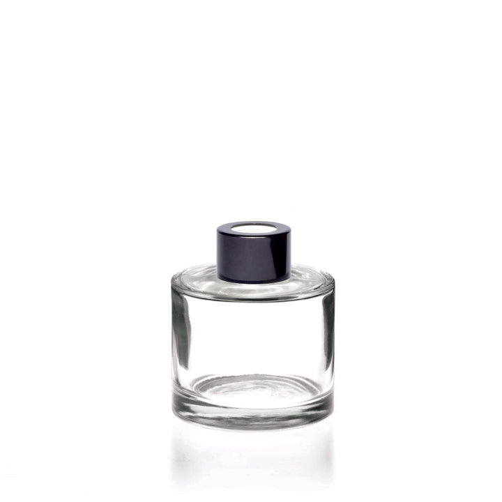 100ml Clear Glass Round Karen Diffuser Bottle - Glass - Diffuser Glass - Coloured Bottles