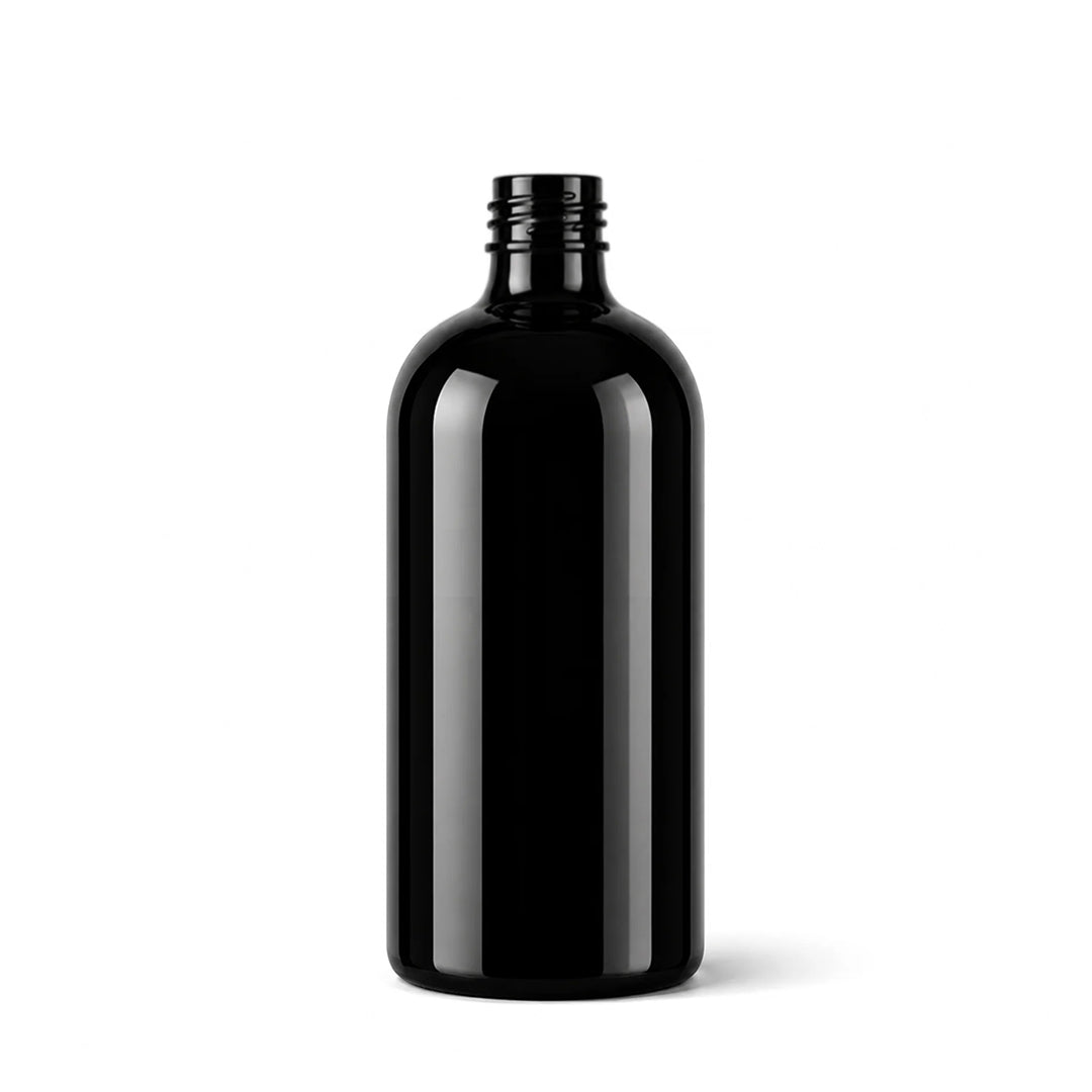 100ml Black Glass Tall Dropper Bottle - Glass - Aromatherapy Glass - Coloured Bottles