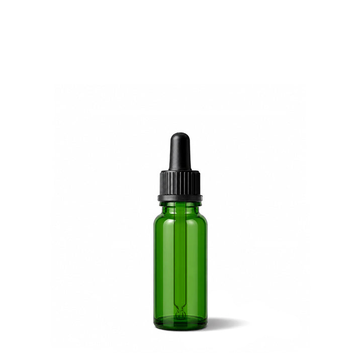 10ml Green Glass Dropper Bottle - Glass - Aromatherapy Glass - Coloured Bottles