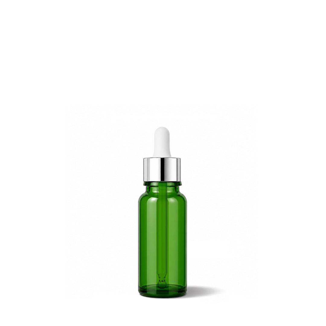 10ml Green Glass Dropper Bottle - Glass - Aromatherapy Glass - Coloured Bottles