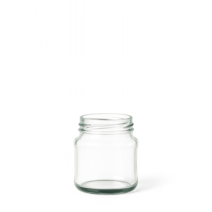 110ml Clear Glass Round Jar - Glass - Food Glass - Coloured Bottles