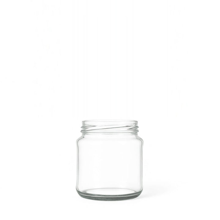 110ml Clear Glass Round Jar - Glass - Food Glass - Coloured Bottles