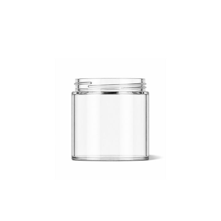 120ml Clear Glass Squat Jar - Glass - Cosmetic Glass - Coloured Bottles