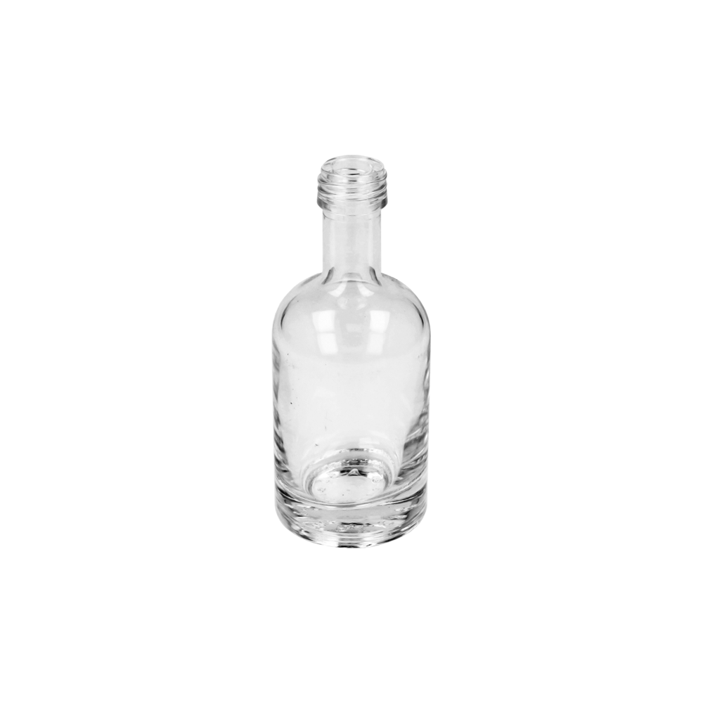 50ml Clear Glass Round Nocturne Bottle - Glass - Food Glass - Coloured Bottles
