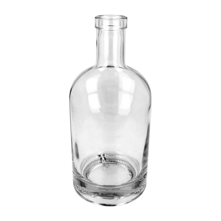 700ml Clear Glass Round Nocturne Bottle - Glass - Food Glass - Coloured Bottles