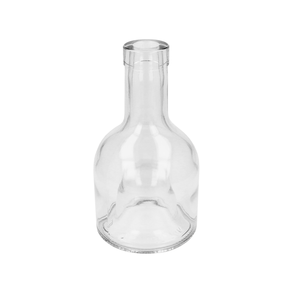 250ml Clear Glass Impilabile Stackable Bottle (Top) (Cork Neck) - Glass - Food Glass - Coloured Bottles