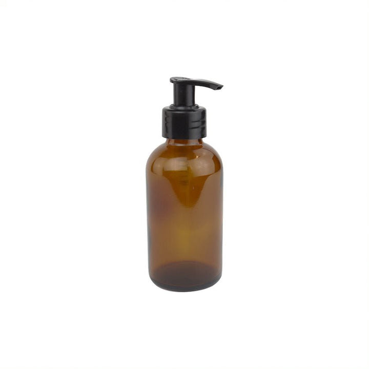 150ml Amber Glass Boston Round Bottle - Glass - Medical Glass - Coloured Bottles