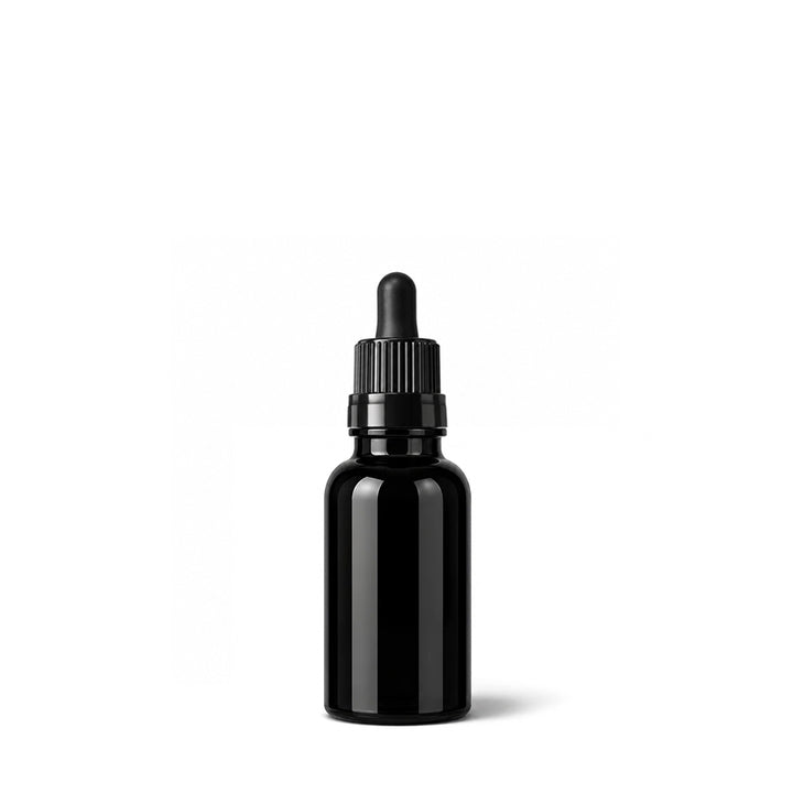 15ml Black Glass Dropper Bottle - Glass - Aromatherapy Glass - Coloured Bottles