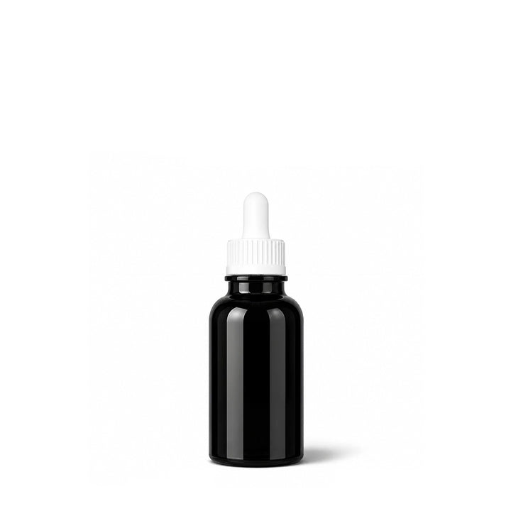 15ml Black Glass Dropper Bottle - Glass - Aromatherapy Glass - Coloured Bottles