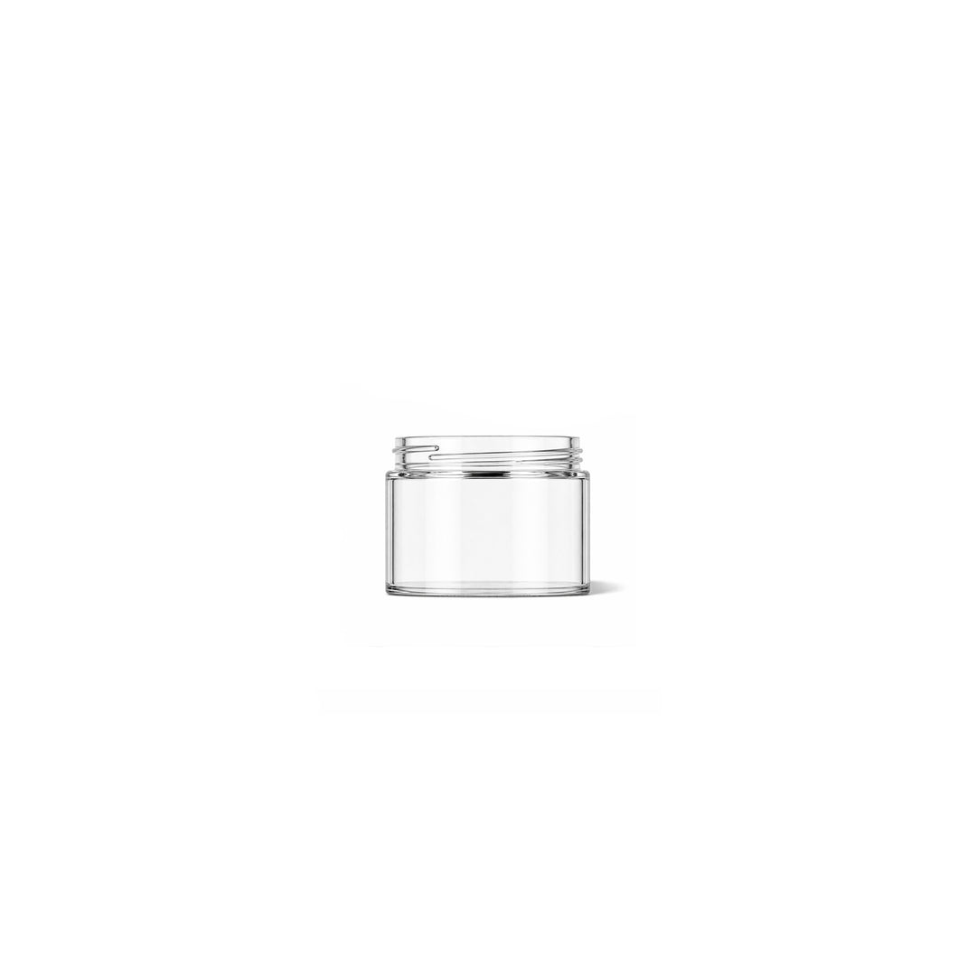 15ml Clear Glass Squat Jar - Glass - Cosmetic Glass - Coloured Bottles