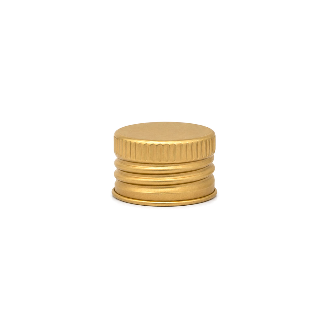 18mm Gold Aluminium Screw Cap - Closures - Coloured Bottles