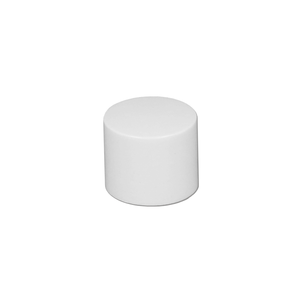 GL17 White Short Rollette Cap - Caps - Rollette Caps - Coloured Bottles