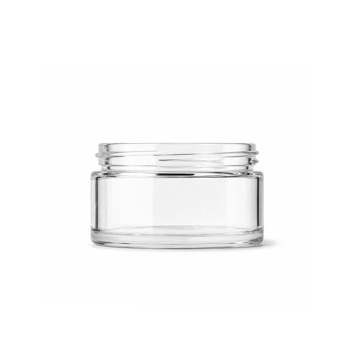 200ml Clear Glass Cosmetic Jar (89R3) - Glass - Cosmetic Glass - Coloured Bottles
