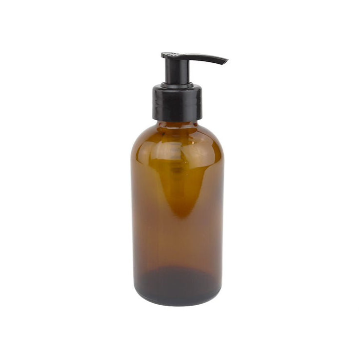 200ml Amber Glass Boston Round Bottle - Glass - Medical Glass - Coloured Bottles