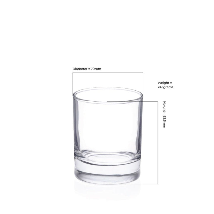 20cl Clear Karen Candle Glass - Glass - Candle Glass - Coloured Bottles