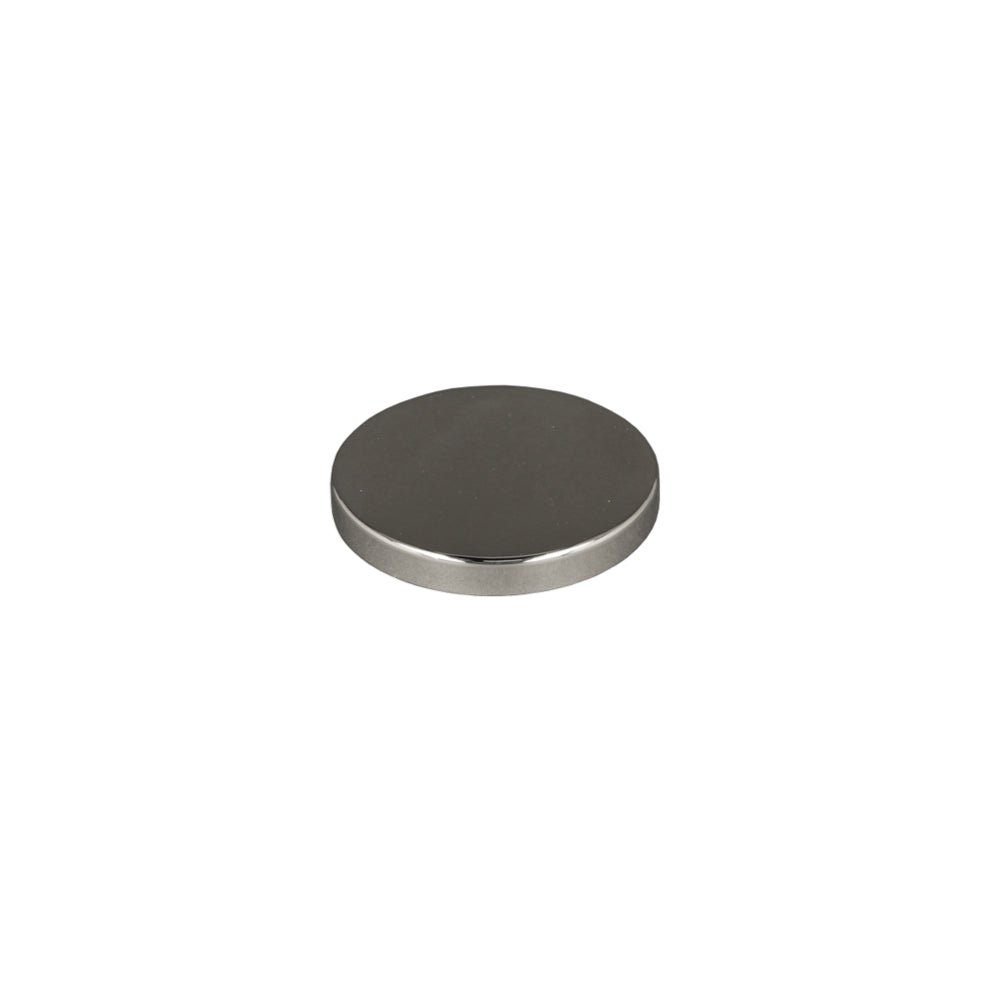 20cl Silver Polished Candle Lid - Caps - Candle Lids - Coloured Bottles