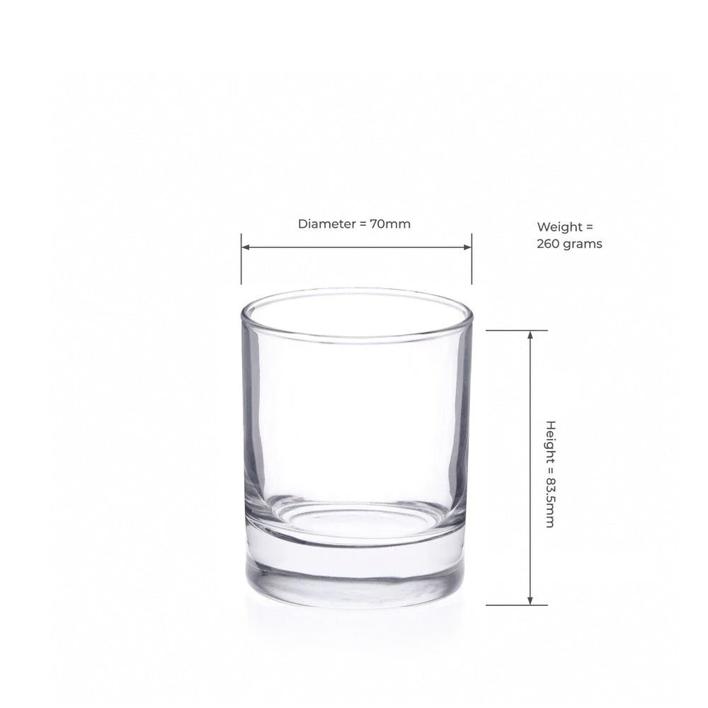20cl Clear Lucy Candle Glass - Glass - Candle Glass - Coloured Bottles