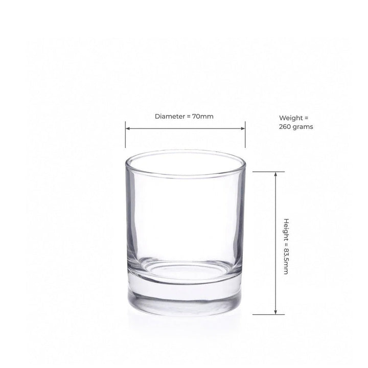 20cl Clear Lucy Candle Glass - Glass - Candle Glass - Coloured Bottles