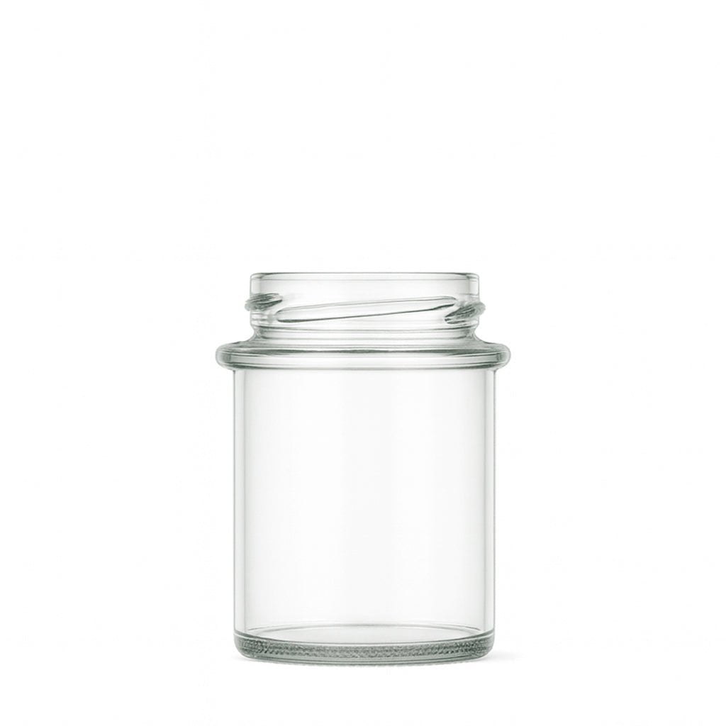 212ml Clear Glass Bonta Jar - Glass - Food Glass - Coloured Bottles