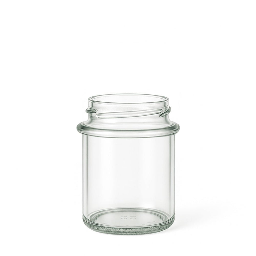 212ml Clear Glass Bonta Jar - Glass - Food Glass - Coloured Bottles