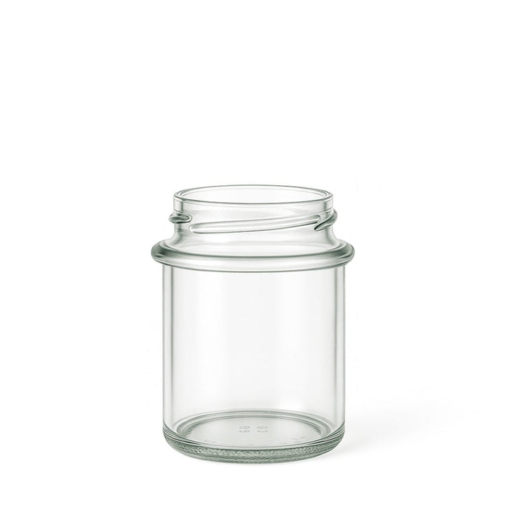 212ml Clear Glass Bonta Jar - Glass - Food Glass - Coloured Bottles