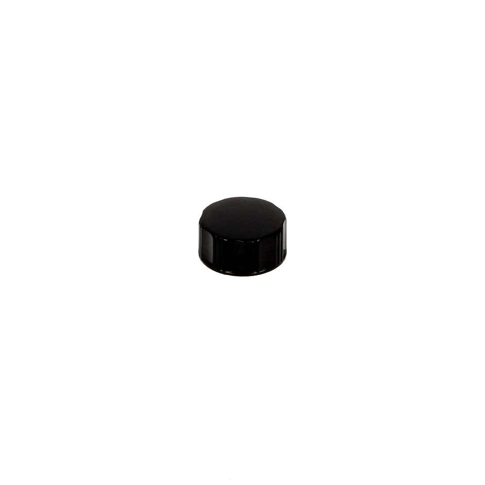 20R3 Black Polypropolene Cap - Caps - Bakelite Caps - Coloured Bottles
