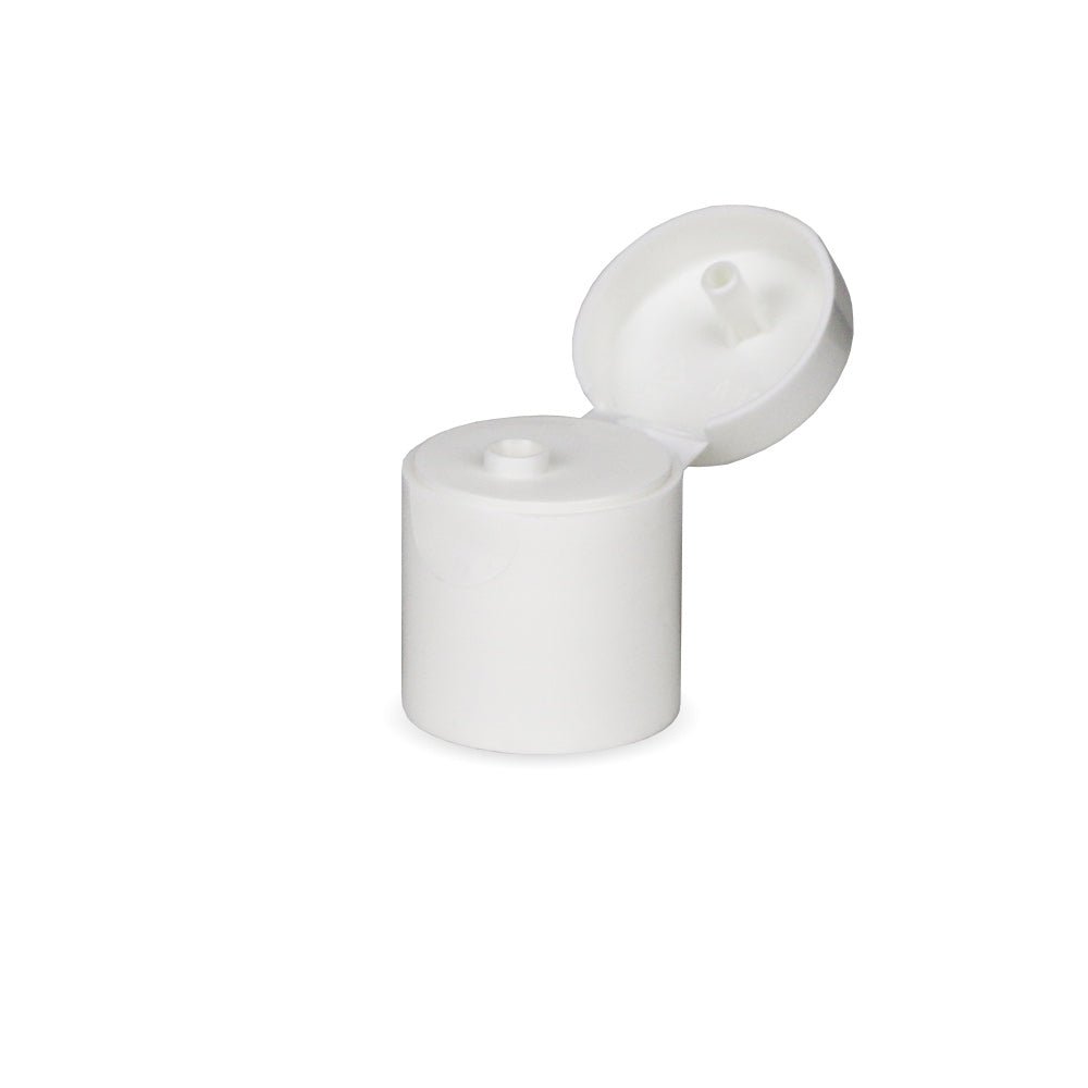 24/415 White Flip Top Cap - Caps - Coloured Bottles