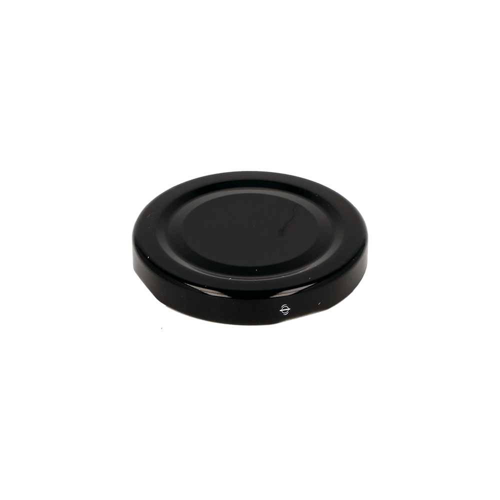 T/O 48 Black Lid for Jar - Caps - Food Caps - Coloured Bottles