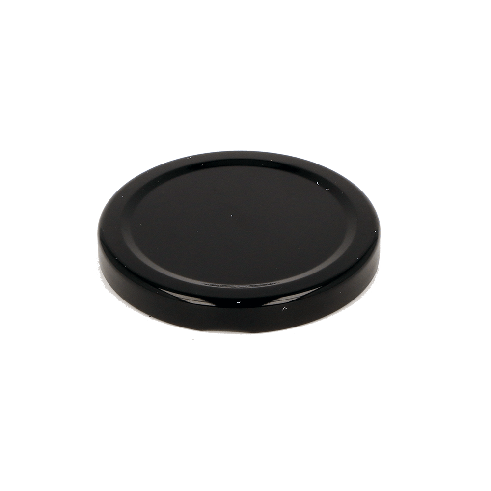 T/O 70 Black Lid for Jar - Caps - Food Caps - Coloured Bottles