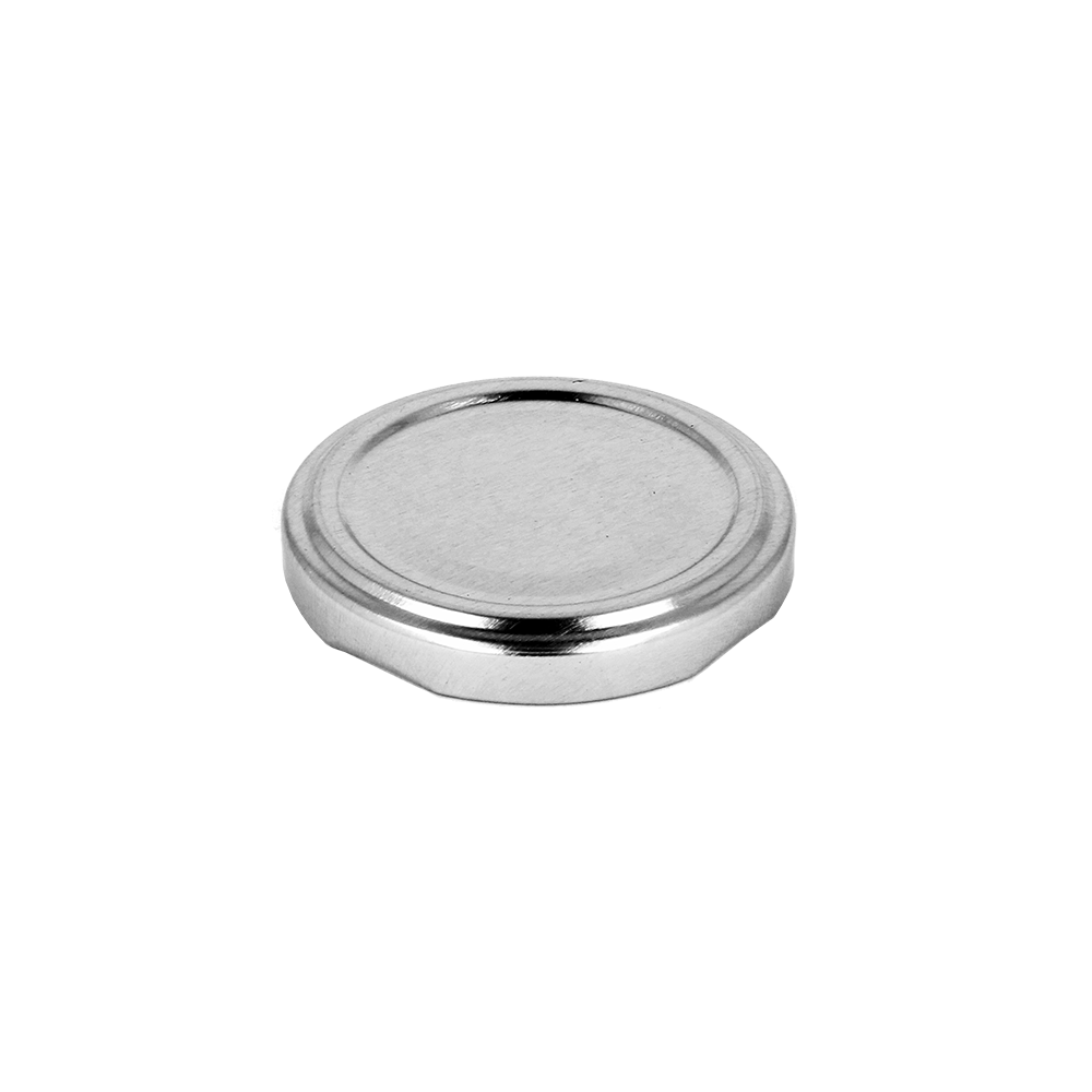 T/O 63 Silver Lid for Jar - Caps - Food Caps - Coloured Bottles