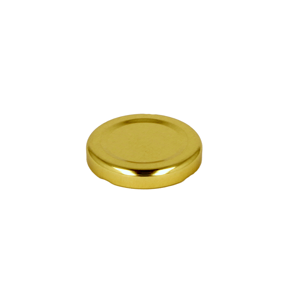 T/O 48 Gold Lid for Jar - Caps - Food Caps - Coloured Bottles
