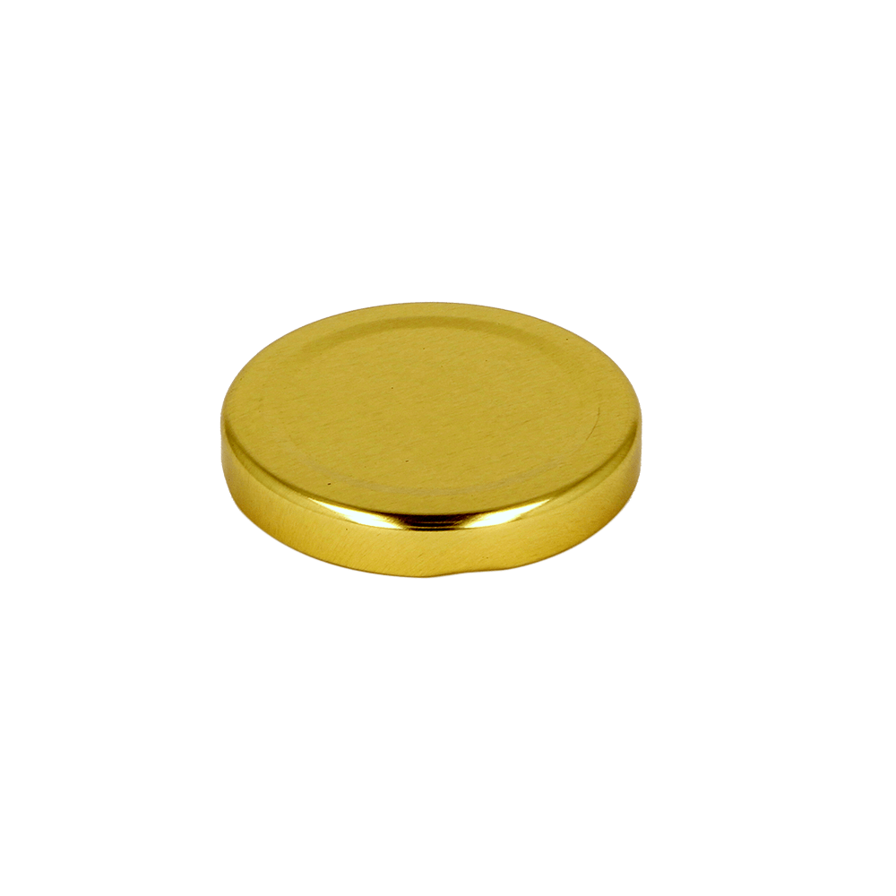T/O 58 Gold Lid for Jar - Caps - Food Caps - Coloured Bottles