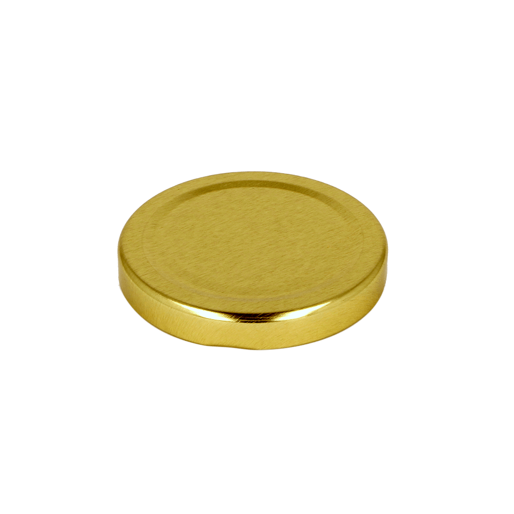 T/O 63 Gold Lid for Jar - Caps - Food Caps - Coloured Bottles