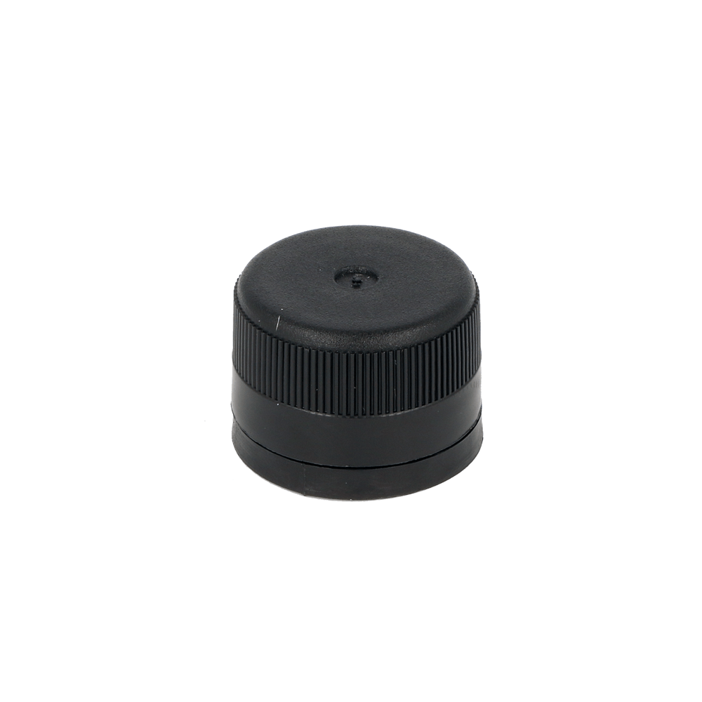 31.5mm Black Plastic Cap T/E - Caps - Food Caps - Coloured Bottles
