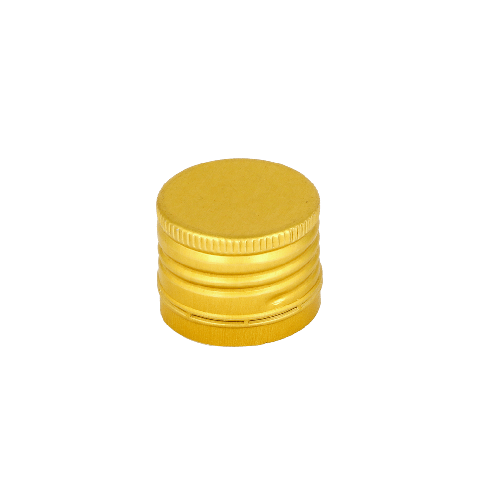 31.5mm Gold Aluminium Cap T/E - Caps - Food Caps - Coloured Bottles