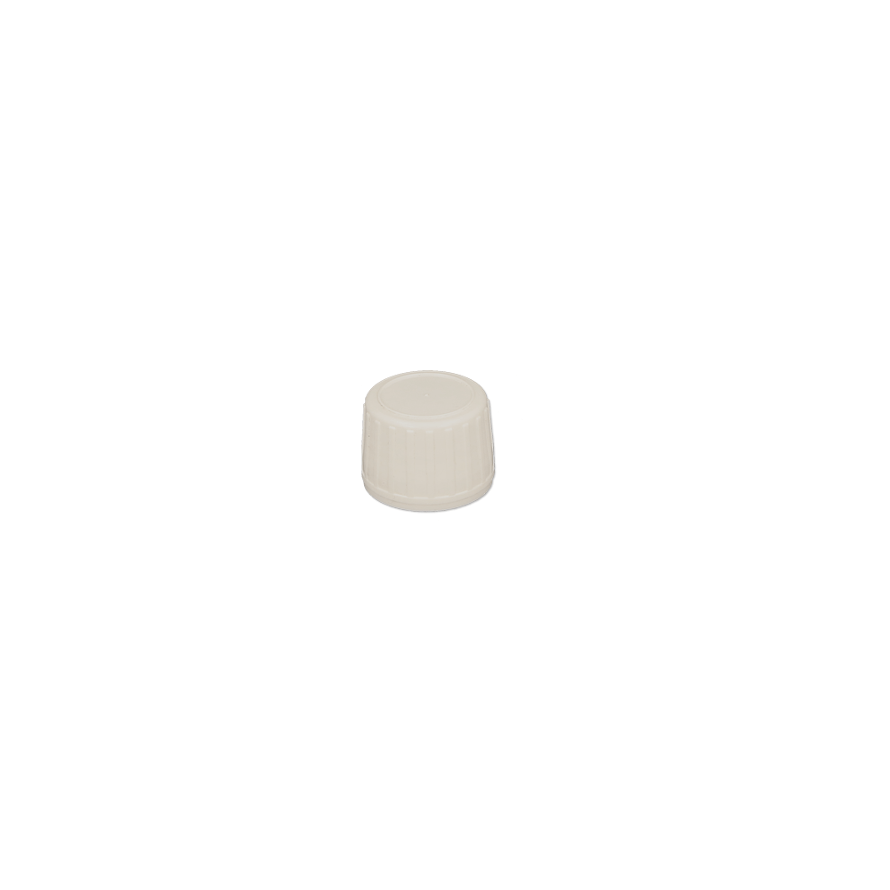 PP28 White Boreseal Cap T/E - Caps - Dropper Caps - Coloured Bottles