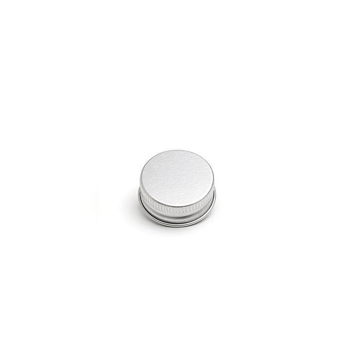 28R3 Aluminium Lid Matt with EPE Liner - Caps - Candle Lids - Coloured Bottles