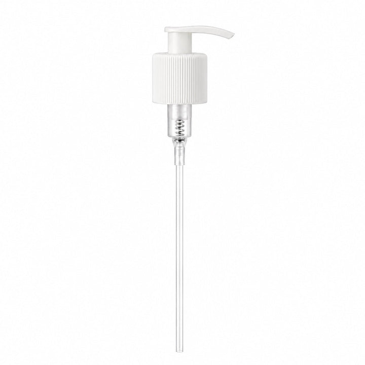 28R3 White Lotion Pump - Caps - Sprays & Pumps - Coloured Bottles
