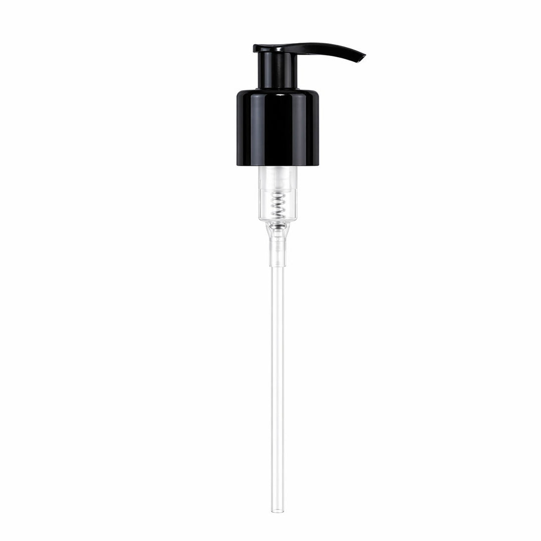 28R3 Black Lotion Pump - Caps - Sprays & Pumps - Coloured Bottles