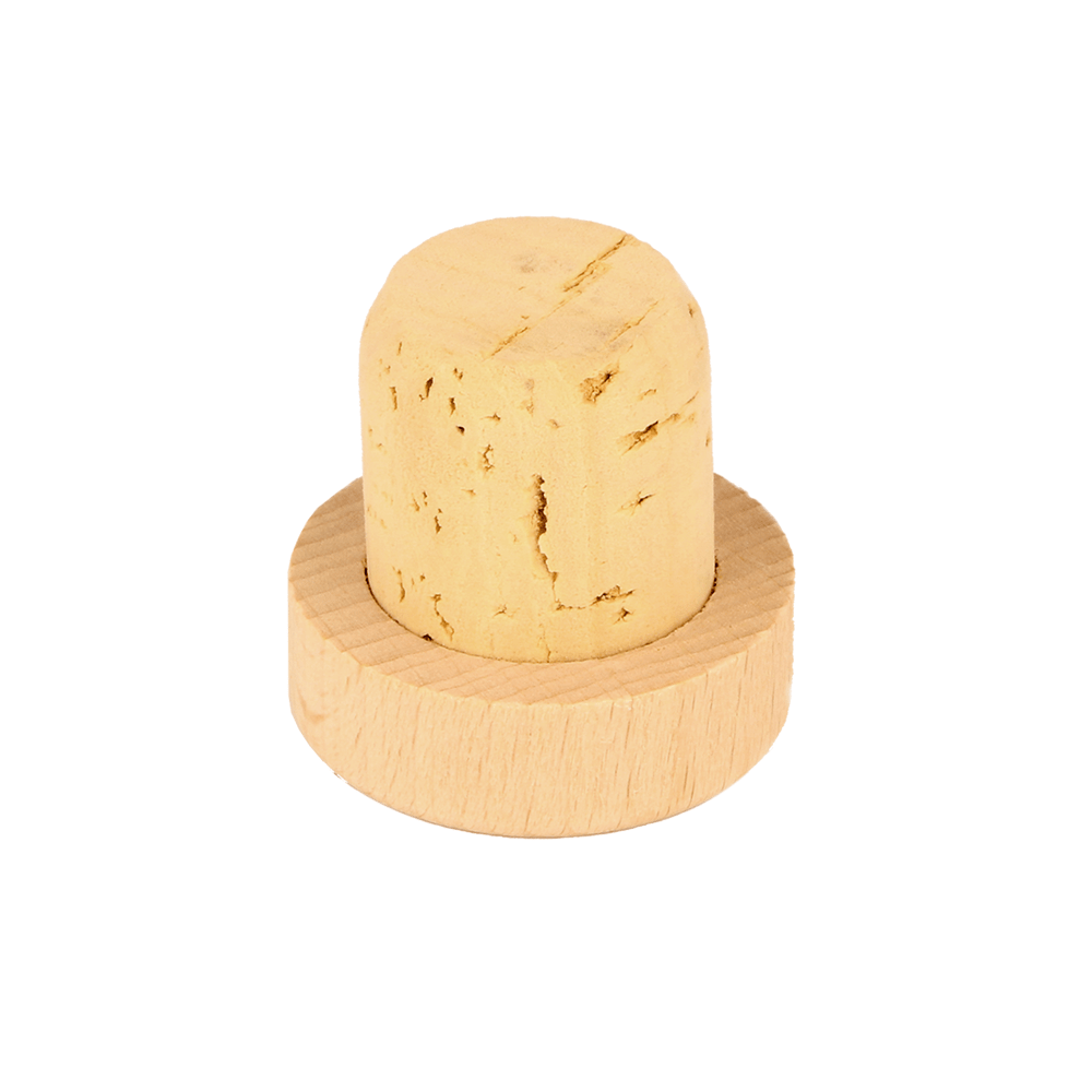 27mm Wood Headed Cork (No.18) - Caps - Corks - Coloured Bottles