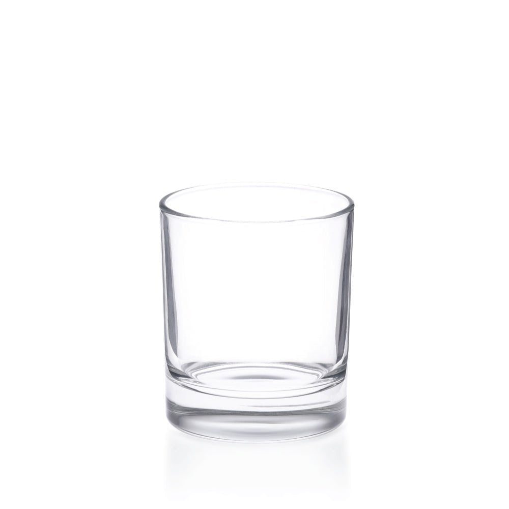 30cl Clear Karen Candle Glass and Lid - - Coloured Bottles