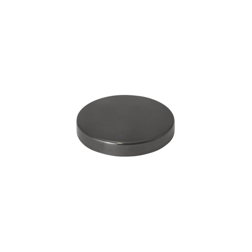 30cl Karen Black Nickel Polished Candle Lid - Caps - Candle Lids - Coloured Bottles