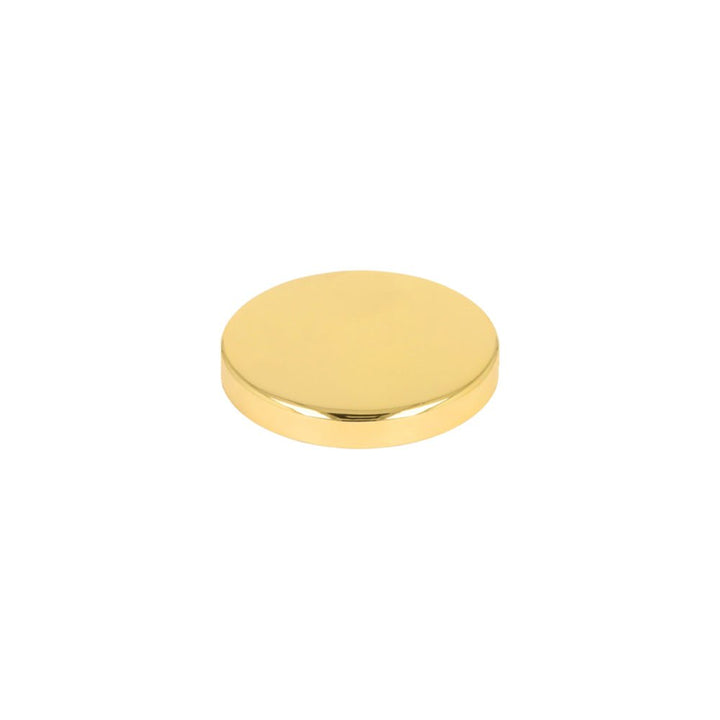 30cl Karen Gold Polished Candle Lid with Silicon Seal - Caps - Candle Lids - Coloured Bottles