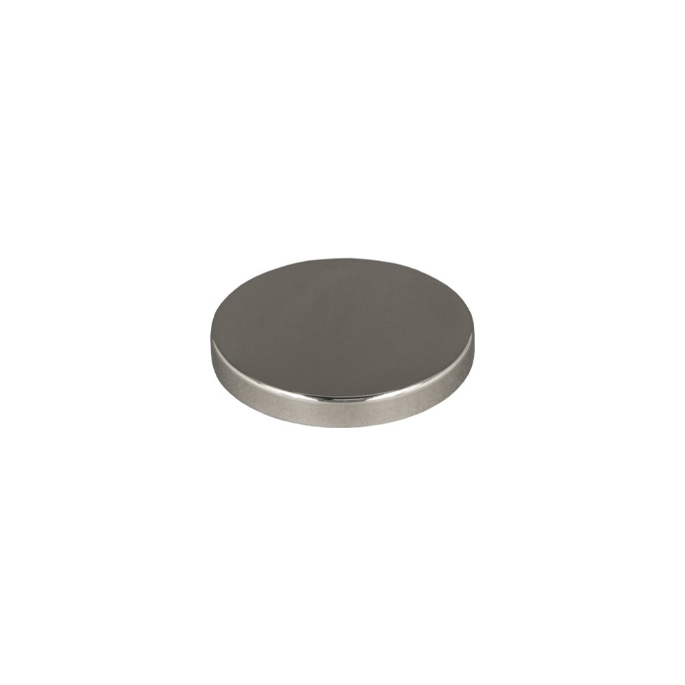 30cl Karen Silver Polished Candle Lid with Rubber Seal - Caps - Candle Lids - Coloured Bottles